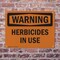 Signmission Herbicides In Use OSHA Warning Sign, Plastic, 10in W x 7in L, 2PK OS-2PACK-WS-P-710-L-12171 - alternate 2